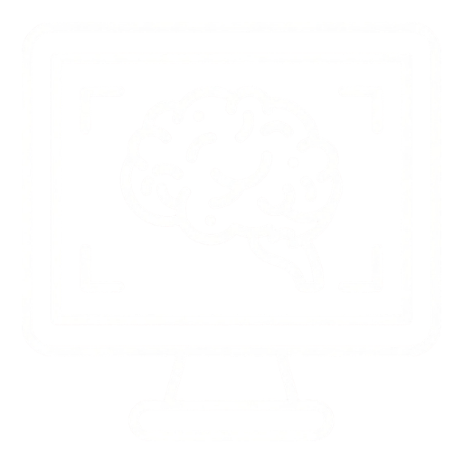 Brain imaging icon